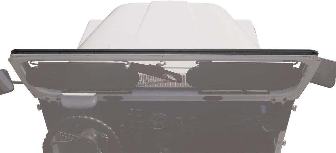 Bestop 5120901 Windshield Channel for 1976-1995 CJ5/Wrangler and 1964-1984 Toyota Landcruiser