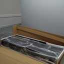 BOLUO Black Dresser with LED Light and Charging Station for Bedroom 6 Drawer Dresser with USB Outlet, Fabric Dressers & Chests of Drawers Modern