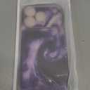 GVIEWIN for iPhone 17 Pro Case Compatible with MagSafe, with Screen Protector [Full Camera Protection] Military-Grade Shockproof Slim Magnetic Marble Phone Case for 17 Pro 6.3", Vortices/Purple