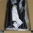 Room Divider Curtain Rod, No Drilling curtain divider for Room Separation, 48 to 72inches(W) 4-10ft (H) Adjustable hanging Room Divider Rod Stand Black