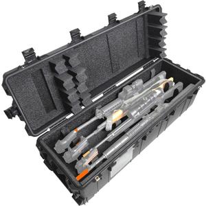 Case Club 4 Rifle Case, Black, Extra Large, CC6084HXYWRIF4, 41.50" L x 13.50" W x 12.00" H