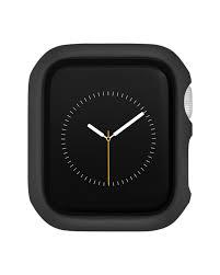 WITHit Protective Glass Cover with Integrated Bumper, Compatible with Apple Watch, 38mm, Gold/Rose Gold – Seamless Fit, Easy Installation, Screen Protector and Bumper for Apple Watch 2 Pack Black