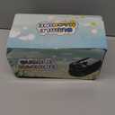 Bubble Machine, Automatic 18000+ Per Minute Big Bubbles Blower Maker for Kids Toddlers with 2 Speeds,6 Wands,Operated by Plugin or Batteries for Outdoor/Indoor Birthday Parties,Wedding (Black)