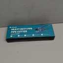 Libraton PVC Cutter 1-5/8", PVC Pipe Cutter, Ratcheting PVC Cutter with Replacement Blade, Plastic Pipe Cutter, ABS Cutter for PVC, PEX PPR Plastic Pipes, Hoses and Plumbing Pipes