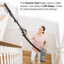 Shark AZ2002 Vertex Powered Lift-Away Upright Vacuum with DuoClean PowerFins, Self-Cleaning Brushroll, Large Dust Cup, Pet Crevice Tool, Dusting Brush & Power Brush, Silver/Rose Gold