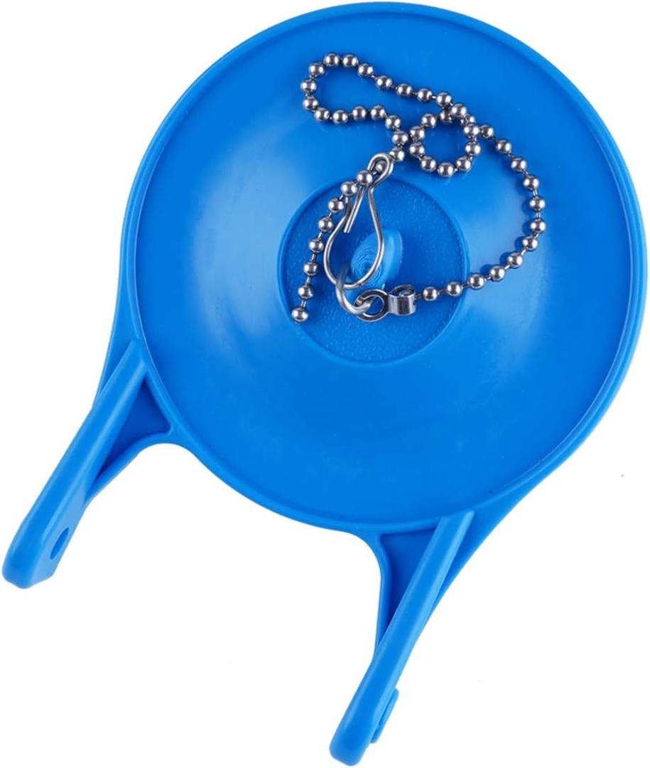 iFealClear 3-Inch Toilet Flappers Replacement Compatible with Gerber 99-788, Water Conserve, High Performance Rubber Toilet Flapper Fits 3 Inch Toilet Flush Valve, Easy to Install - Blue