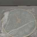 Wall Clock 14 Inch Silent Green Wall Clocks Battery Operated- Modern Non Ticking Analog Clock Decorative for Living Room Bedroom Office Kitchen (Gold)