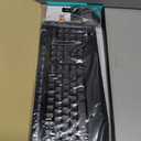 Logitech MK345 Wireless Keyboard and Mouse Combo with Palm Rest, 2.4 GHz USB Receiver, Compatible with PC, Laptop, Black