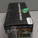 Roykaw Golf Cart Portable Rechargeable Fan Compatible with EZGO Club Car Yamaha, 10400mAh Battery Operated, 3-Gear Speed/LED Lantern, Cordless Fan with Remote/Handle/Hang Hook, USB & Type C Port