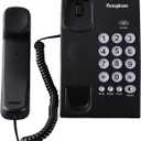 KEXIAO T3016 Desktop Phone Corded Telephone with Quick Redial Wall Mountable Fix Landline Telephones