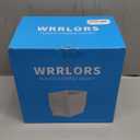 Brown Plastic Storage Baskets - Pack of 8 with Labels Stackable Durable Storage Bins, Storage Containers for Organizing Desktops, Closets, Playrooms, Classrooms, Offices