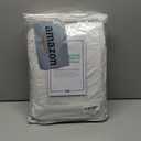 Sealy Luxury 100% Cotton Soft Top Layer, High Loft Comfort EternaLoft Fiberfill, Durable Stretch Corners Mattresses 18 Inches Deep Machine Washable Fitted Mattress Pad, King Size, White