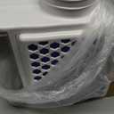 3-in-1 Indoor Dryer Vent Kit, Upgraded Safety Vent Flap, Stainless Steel Screen with 5PCS Polyester Filters and Water Drawer System, Dryer Vent Box for Electric Dryer, White