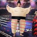Inflatable Sumo Wrestling Suits, Sumo Costume Adult, Blow up Costume, Inflatable Halloween Costumes for Men/Women