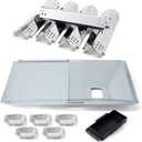 Replacement Parts for Nexgrill 720-0882A 720-0888N 720-0888S 720-0896 720-0888, Grease Tray Drip Pan & Heat Plates for Nexgrill 5 Burner 720-0882A Gas Grill