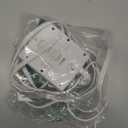 10Ft Extension Cord with Multiple Outlets, Flat Plug Surge Protector Power Strip 10 Ft Long Cord, 8 Outlets & 4 USB Ports (2 USB C), Desk Charging Station for Home Office, College Dorm Room Essentials (White)