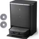 ECOVACS Robot Vacuum Cleaner DEEBOT X5 PRO Omni with All-in-one Station, 12.800Pa, ZeroTangle, TruEdge Adaptive Edge Mopping, 150 Hot Water Mop Washing, AINA 2.0 Intelligent Navigation