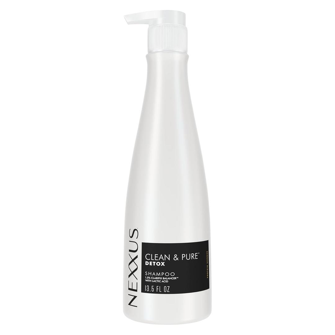 Nexxus Clean and Pure Clarifying Shampoo With ProteinFusion, For Nourished Hair Paraben-Free 13.5 oz