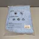 Linsery Women's Summer Square Neck Short Puff Sleeve Casual Smocked Flowy A Line Tiered Split Midi Dress (Blue, S)