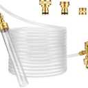 GADFISH Gravel Vacuum for Aquarium Water Changer Fish Tank Cleaning Tools, Siphon Universal Quick Pump Aquarium Water Changing (50ft)