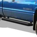 APS Running Boards 6in Black Compatible with Dodge Ram 1500 1994-2001 Club Cab & Ram 2500 3500 1994-2002 (Exclude 02 Body Style Sold in 01) Stainless Steel (Nerf Bars Side Steps Side Bars)
