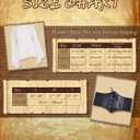 Halloween Costumes Woman -[9 in 1 Pack] Pirate Costume Set for Women with Pirate Accessories [Pirate Dress] (Medium)