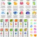 Cinnvoice 60 Sets Emotional Support Gifts Employee Appreciation Gifts Mini Resin Animals Breathing Box Party Favor Bulk Affirmation Positive Thank You Present for Office Coworker Staff(Sea Animals)
