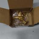 Gold Mini Scorpion Figurine, Solid Metal Animal Ornament, Mini Scorpion Sculpture for Home Office Garden Desktop Decor