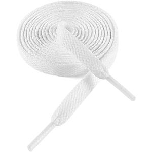 VSUDO Flat Shoe Laces for Sneakers, Shoelaces for Sneakers, Athletic Shoelaces (39" ( 100 CM ), 01 White)