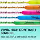 Sharpie Retractable Highlighters, Chisel Tip, Fluorescent Yellow, 12 Count