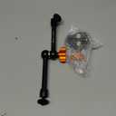 K&F CONCEPT 9.8" Magic Arm Clamp Kit with 1/4" & 3/8" Thread Screw 360 Ball Heads Articulating Magic Arm Camera Mount for Monitor, Flash, LED Light, Microphone, Camera Cage, Action Camera