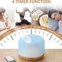 Oil Diffuser, 500ml Essential Oil Diffusers with 2 Mist Mode 4 Timers＆7 Ambient Light Waterless Auto Off, Diffusers Large Room Home Office