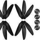 BTG Quick Release Three-Blade Propellers Blades Compatible with DJI Mavic Mini/Mini 2 / Mini 4K Drone (Black)