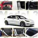 Car Weather Stripping for Tesla Model 3, Soundproof Seal for Wind Noise Reduction, Door & Trunk & A/B Pillar Rubber Seals