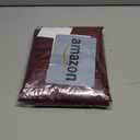 Biscaynebay Textured Fabric Christmas Square Table Cloth 70x70 Inch, Burgundy Water Resistant Tablecloths for Dining, Kitchen, Wedding, Parties etc. Machine Washable