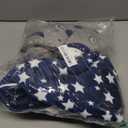 Unnivoll Fleece Baby Sleep Sack 12-18 Months Long Sleeve 2.0 Tog Baby Wearable Blanket with 2-Way Zipper Warm Sleeping Sack for Toddler Infant - Large Blue Grey Pentagram