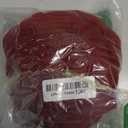 24 Inch Red Knitted Small Christmas Tree Skirt, Chunky Cable Knit with Elegant Twist Design, Perfect for Xmas Holiday Decorations