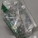 300 Pcs, #10 x 1 Inch White Painted Hex Head Metal Roofing Screws, Sharp Point Sheet Metal Roof Screw with Rubber Washer, Self Tapping Metal to Wood Siding Screws, Hex Socket Included