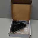 Sliding Patio Door Handle Set with Mortise Lock, Suitable for Sliding Glass Patio Door Thickness from 1.5in to 2in, 4-15/16" Screw Holes, Need to Drill, Reversible Design, Keyed, Black