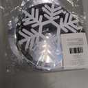 Sustainable Greetings Juvale Christmas Snowflake Swirl Decorations for Holiday Party Decor (Silver, 30 Pack) - Hanging Snowflake Decorations - Silver Party