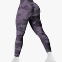 YEOREO Workout Leggings for Women Jada Scrunch Butt Lifting Leggings Seamless Screen Print Gym Yoga Pants, M