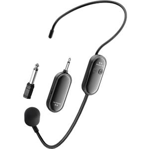 Wireless Microphone Headset, 2.4G Head Microphones System, USB-C Charging, 100ft Range, Mic for Speakers Voice Amplifier PA System Teaching Fitness Instructor Tour Guide