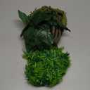 Fhiny 4 PCS Reptile Vines Plants Bendable Flexible Jungle Climbing Vines Plastic Leaves with Suction Cups Tank Accessories Habitat Decor for Bearded Dragons Lizards Snakes Geckos Frogs