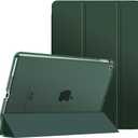 Moko Case for iPad 10.2 iPad 9th Generation 2021/ iPad 8th Generation 2020/ iPad 7th Generation 2019, Slim Stand Hard Back Shell Smart Cover Case for iPad 10.2 inch, Auto Wake/Sleep, Midnight Green