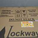 Lockways White Board Dry Erase Board 48 x 36 Inch, Magnetic Whiteboard 4 x 3, Silver Aluminium Frame, Set Including 1 Detachable Aluminum Marker Tray, 3 Dry Erase Markers, 8 Magnets