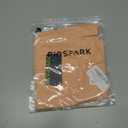 PINSPARK Workout Shorts Women Wide Leg Athletic Shorts High Waisted Yoga Shorts Tummy Control Gym Short with Pockets (X-Large, Peach)