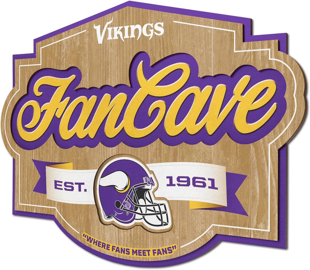 YouTheFan NFL Fan Cave Sign (One Size)