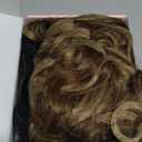 REECHO Curly Clip in Hair Extensions, 4PCS 24 inch Long Hair Extensions Clip ins Lace Weft Natural Hairpieces for Women Daily, Light Brown with Blonde Highlights