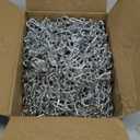 Multisland 1 Pair 2 Link Rider Snowblower Tire Chain Tire Traction Chain for Garden Tractors Riders, Ride-on Lawn Mowers Fits for Tire Size 20x10-8 20x10x8