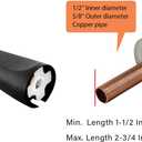 Slip Fit Tub Spout with Pull-Up Diverter for 1/2 inch Copper Tube, Matte Black